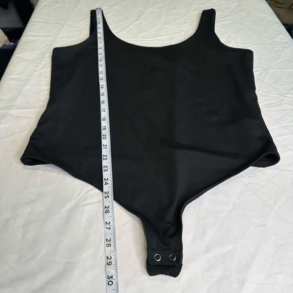 Express High Compression Body Contour Bodysuit Womens XL Black Sleeveless NWT - Picture 6 of 7